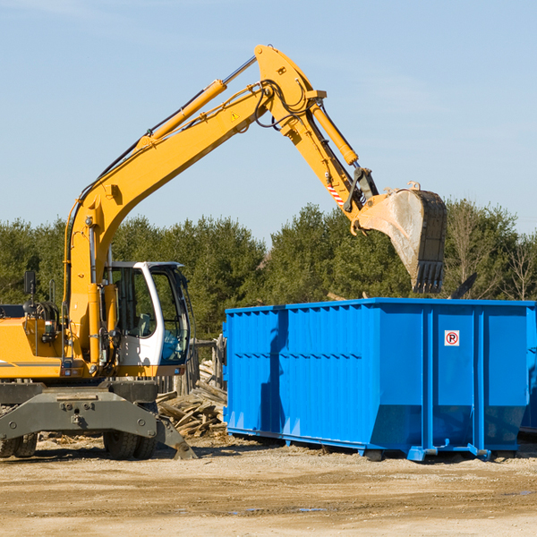 what kind of customer support is available for residential dumpster rentals in Dunseith